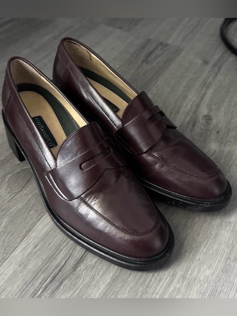 Vintage G.H. Bass Classic Leather Loafers Brown Size 6